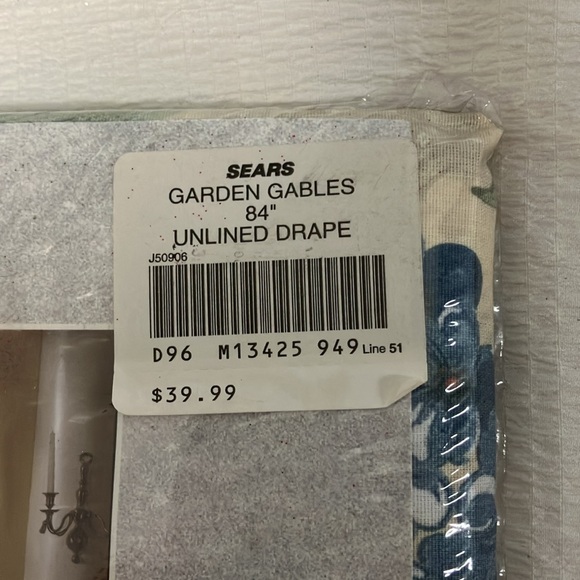 GARDEN GABLES 84” unlined Drapes Distinctive Designs by Brown Crafts Inc. - Picture 2 of 4